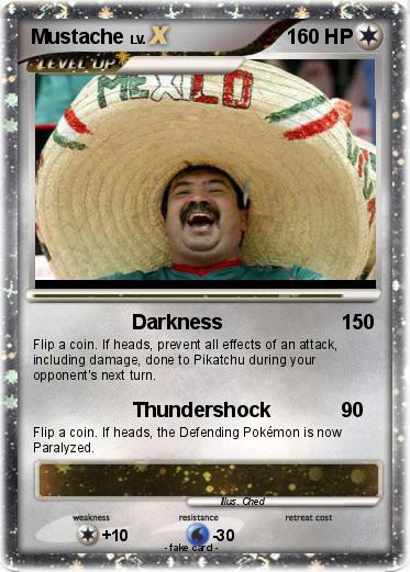 Pokemon Mustache