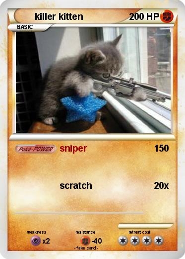 Pokemon killer kitten