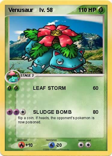 Pokemon Venusaur    lv. 58