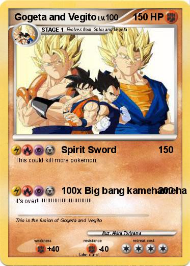 Pokemon Gogeta and Vegito