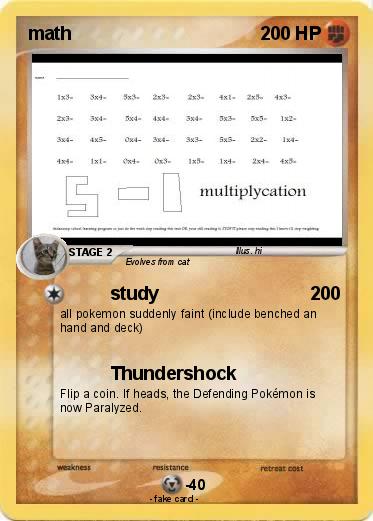 Pokemon math
