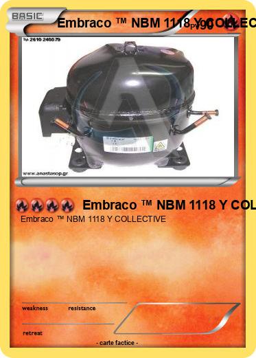Pokemon Embraco ™ NBM 1118 Y COLLECTIVE