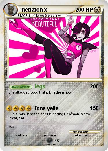 Pokemon mettaton x
