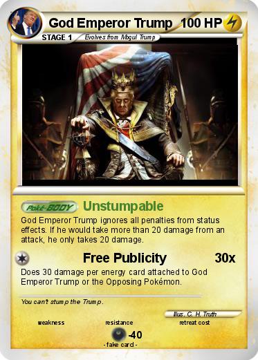 Pokemon God Emperor Trump