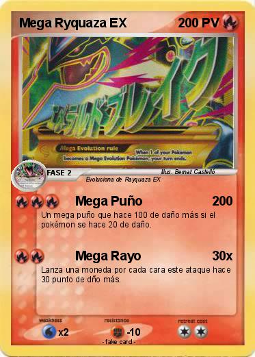 Pokemon Mega Ryquaza EX
