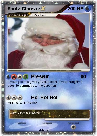 Pokemon Santa Claus