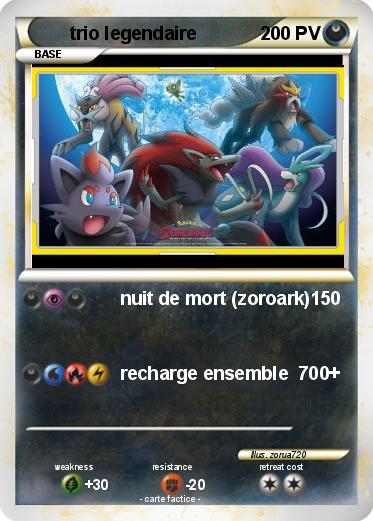 Pokemon trio legendaire