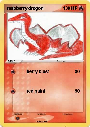 Pokemon raspberry dragon