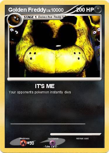 Pokemon Golden Freddy