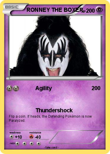 Pokemon RONNEY THE BOXER