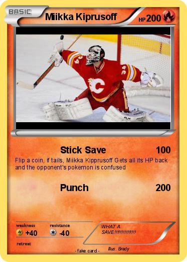 Pokemon Miikka Kiprusoff