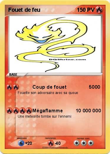 Pokemon Fouet de feu