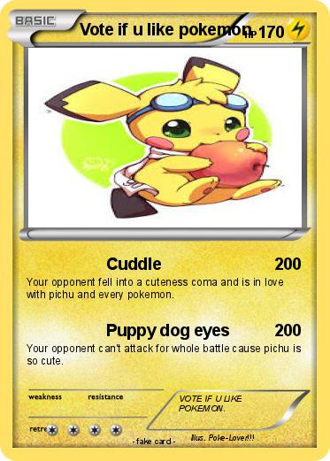 Pokemon Vote if u like pokemon