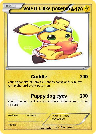 Pokemon Vote if u like pokemon