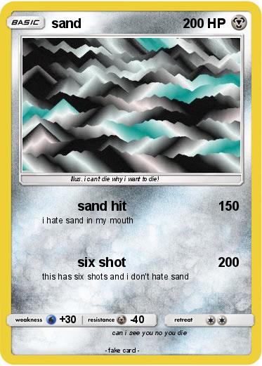 Pokemon sand