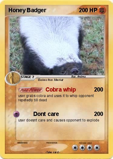 Pokemon Honey Badger
