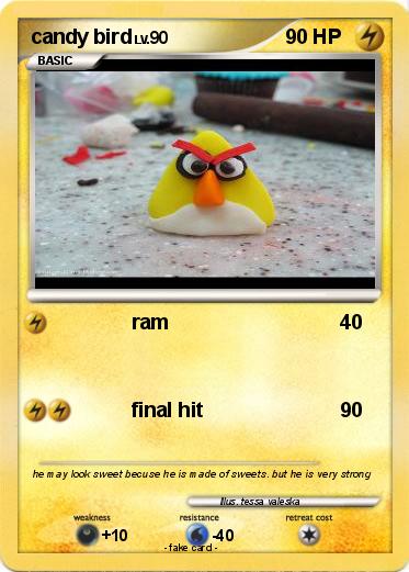 Pokemon candy bird
