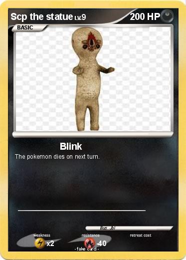 Pokemon Scp the statue