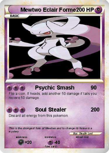 Pokemon Mewtwo Eclair Forme
