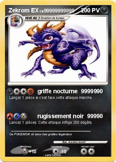 Pokemon Zekrom EX