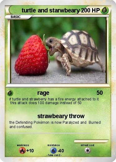 Pokemon turtle and starwbeary