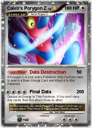 Pokemon Caleb's Porygon Z