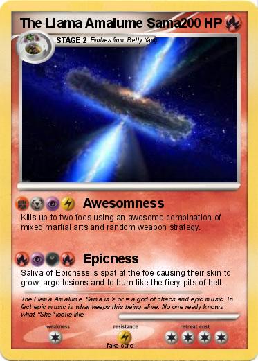 Pokemon The Llama Amalume Sama