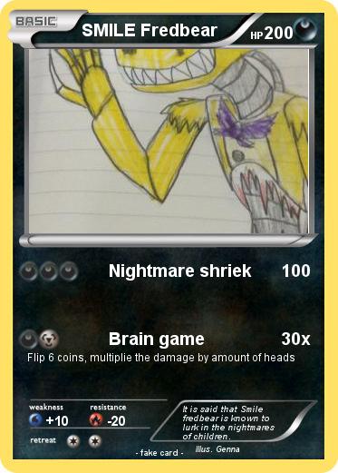 Pokemon SMILE Fredbear