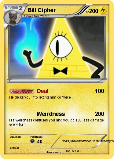 Pokemon Bill Cipher