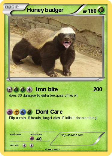 Pokemon Honey badger