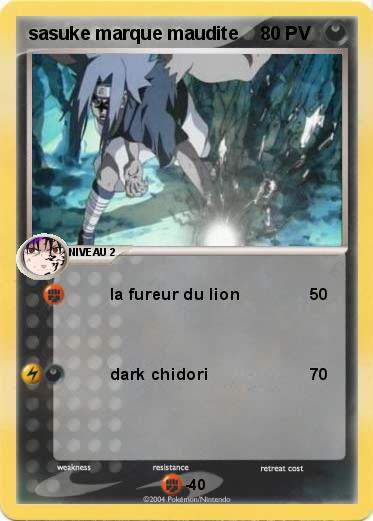 Pokemon sasuke marque maudite