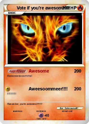 Pokemon Vote if you're awesome!!!!