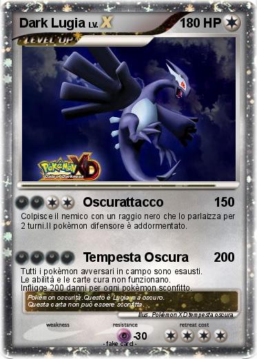 Pokemon Dark Lugia