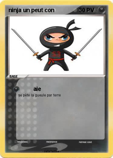 Pokemon ninja un peut con