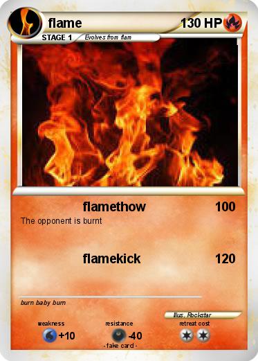 Pokemon flame