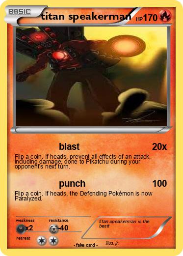 Pokemon titan speakerman