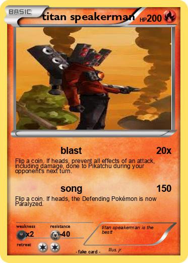 Pokemon titan speakerman