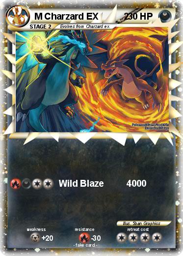 Pokemon M Charzard EX          2
