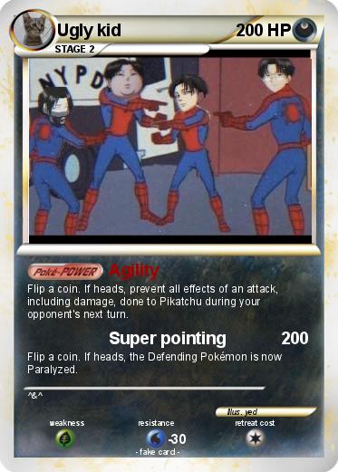 Pokemon Ugly kid
