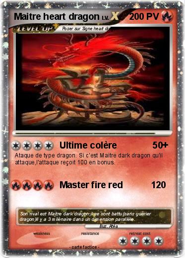 Pokemon Maitre heart dragon
