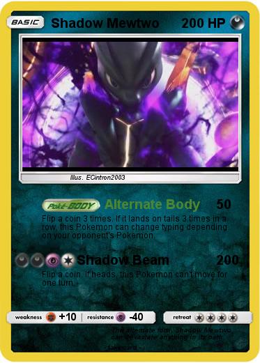 Pokemon Shadow Mewtwo