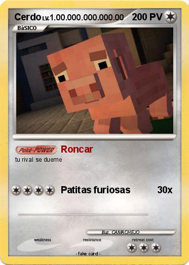 Pokemon Cerdo