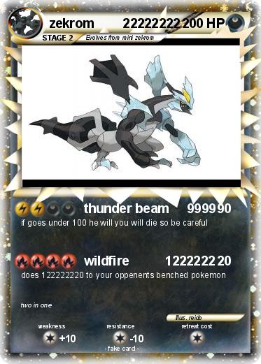 Pokemon zekrom        22222222