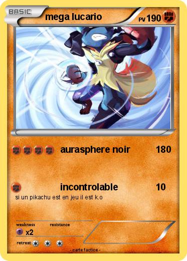 Pokemon mega lucario