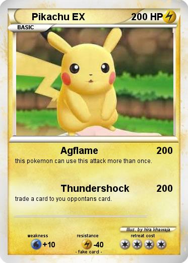 Pokemon Pikachu EX