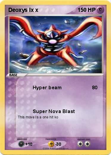 Pokemon Deoxys lx x