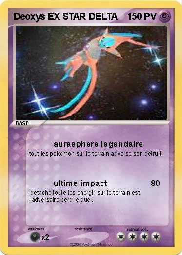 Pokemon Deoxys EX STAR DELTA