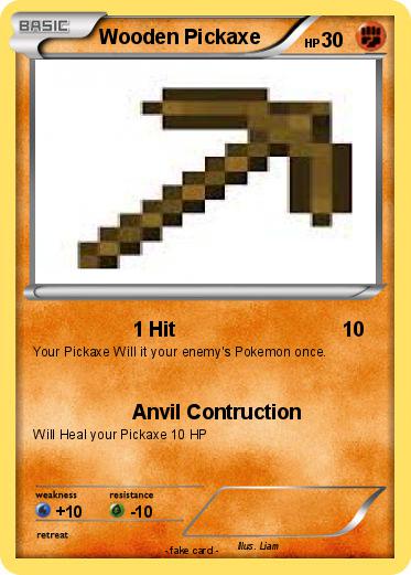 Pokemon Wooden Pickaxe