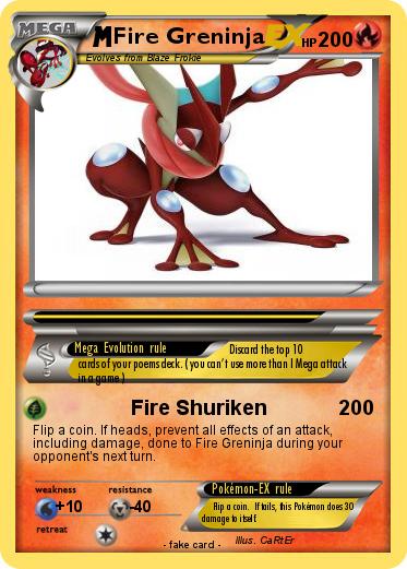 Pokemon Fire Greninja