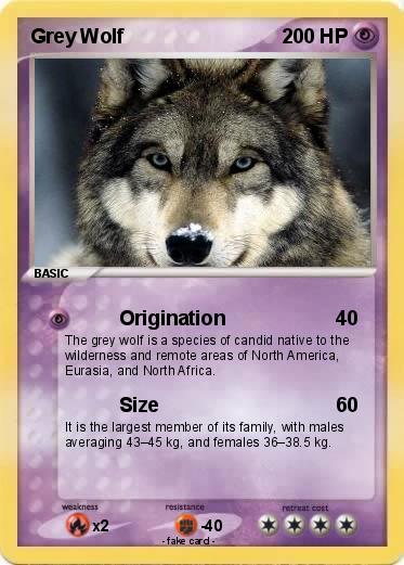 Pokemon Grey Wolf